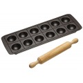 Kitchen Craft Non Stick Ravioli Tray and Rolling Pin